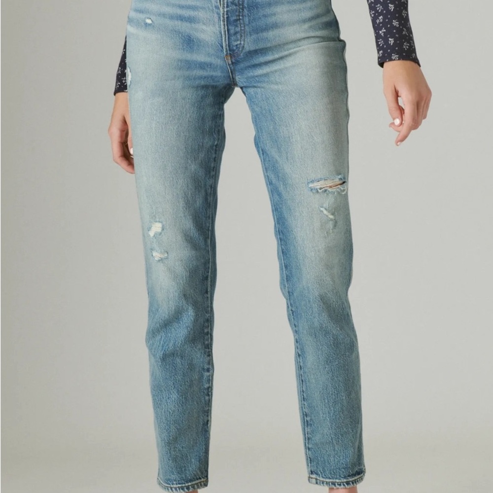 Lucky Brand High Rise Drew Mom Jean